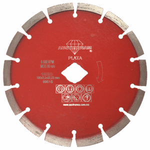 DISCO DE DIAMANTE SEGMENTADO CANTERA 1520 AUSTROMEX SKU 3096