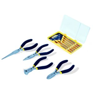 JUEGO DE MINIPINZAS Y DESARMADORES 10 PZ AD-456 ADIR