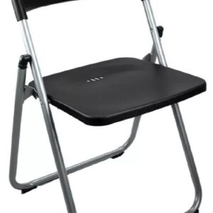 SILLA PLEGABLE NEGRA ADIR