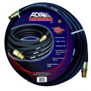 MANGUERA DE ALTA PRESIÓN HEMBRA 1/4 PULG 10M AD-480 ADIR