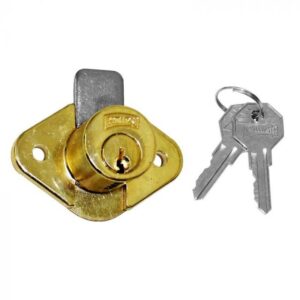 CERRADURA PARA MUEBLE LATON BRILLANTE 21 PHILLIPS