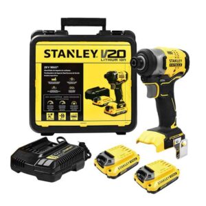 LLAVE DE IMPACTO INALÁMBRICO SIN CARBONES BRUSHLESS 20V SBI810D2K STANLEY