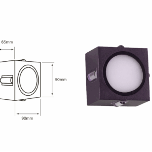 LAMPARA LED PARA PARED TORCULAR III USO EXTERIORES LED 10W TECNOLITE 10HLED1156MV30N