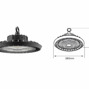 LAMPARA DE LUZ DE LED 150W,LUZ DE DIA NO ATENUABLE ACCESORIOS DE CONEXION Y MONTAJE INCLUIDOS TECNOLITE 150UFOLED65MVN