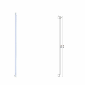 TUBO DE LUZ LED 16W 4000K 5 GRAMOS COLOR BLANCO CRISTALINO TECNOLITE 16T5LED120V40C