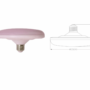 FOCO DE POLICARBONATO COLOR BLANCO TECNOLTE