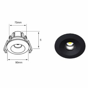LAMPARA DE LUZ LED DE 10 WATTS LUZ CALIDA SUAVE TECNOLITE 09YDLED109MV30N