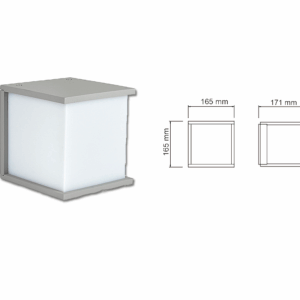 LAMPARA PARA PARED TOULON,EXTERIORES,BASE E27,TECNOLITE H-1200/S