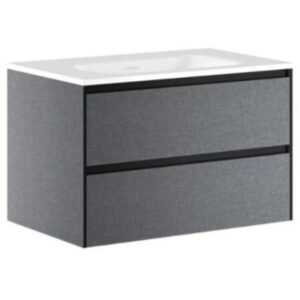 TOCADOR MOEN CON LAVABO VAN1430 80x50CM GRIS OXFORD