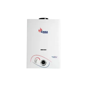 CALENTADOR PARA AGUA INSTANTANEO CINSA CIN-06 PARA GAS NATURAL BlANCO
