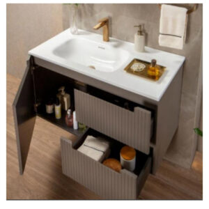 TOCADOR CON LAVABO 100x50CM VAN1440 GRIS LONDON