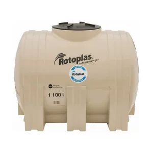 TINACO SISTERNA HORIZONTAL CON FILTRO Y ACCESORIOS ROTOPLAS 5000181100 L BEIGE