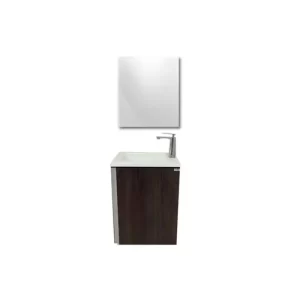 TOCADOR CON LAVABO Y ESPEJO 47X32 MADO OVIEDO ROBLE SINATRA
