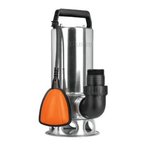BOMBA SUMERGIBLE ACERO INOXIDABLE,AGUA SUCIA,1-1/2HP, TRUPER 12608